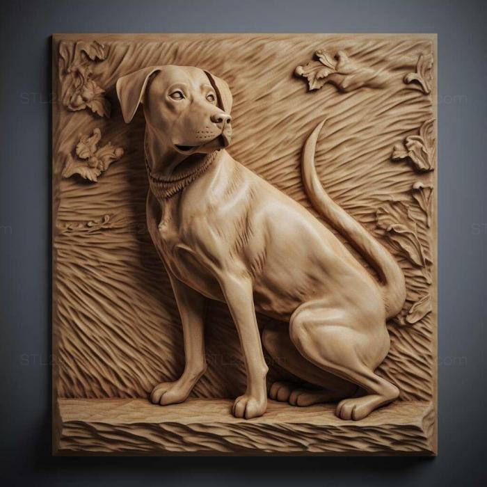 Nature and animals (st Yamthund dog 4, NATURE_7156) 3D models for cnc